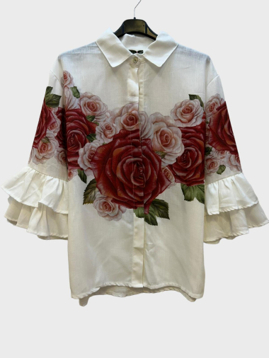 Grossiste 123LINO - chemise à imprimer fleuri