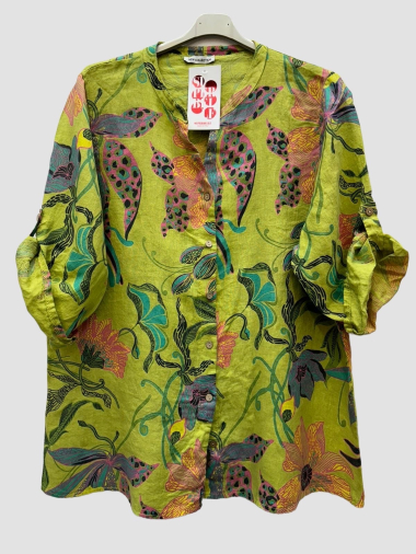 Wholesaler 123LINO - mandarin collar shirt