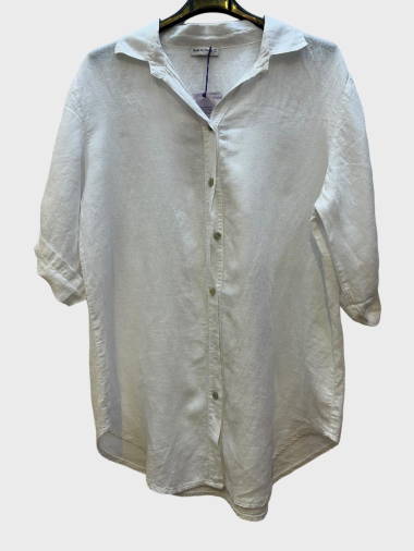 Wholesaler 123LINO - linen and viscose shirt