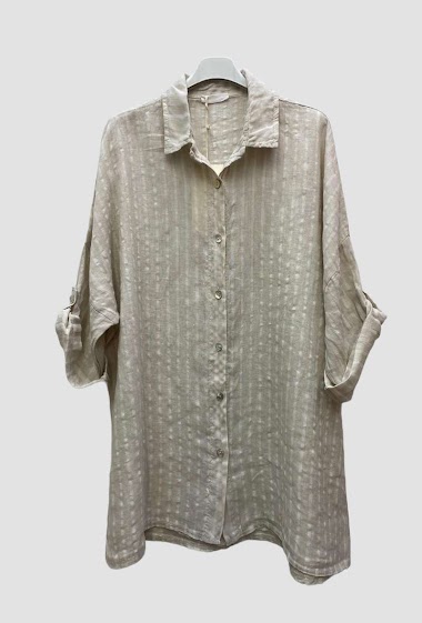 Wholesaler 123LINO - Striped linen shirt