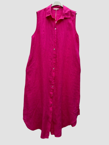 Grossiste 123LINO - chemise robe en lin
