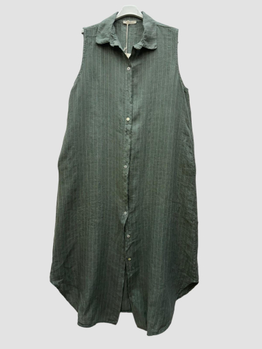 Grossiste 123LINO - chemise robe en lin