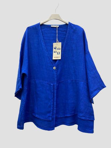 Wholesaler 123LINO - linen waistcoat