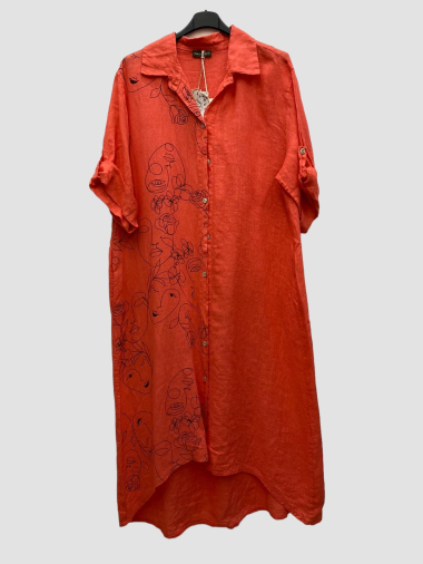 Grossiste 123LINO - Longues chemises en lin