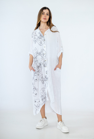 Grossiste 123LINO - Longues chemises en lin