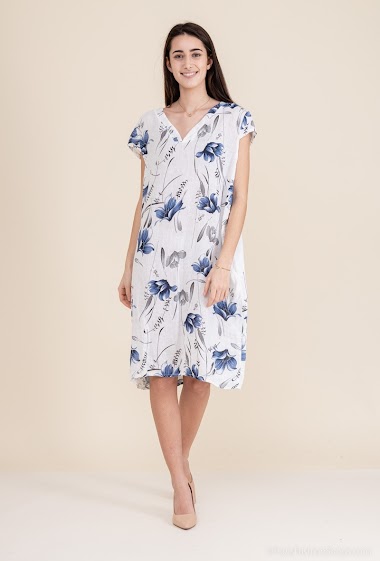 Wholesaler 123LINO - Flower print dress