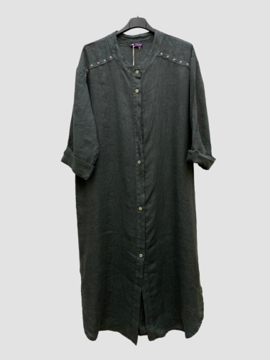 Wholesaler 123LINO - Linen shirt dress