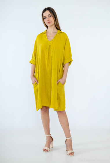 Grossiste 123LINO - Robe courtes en lin