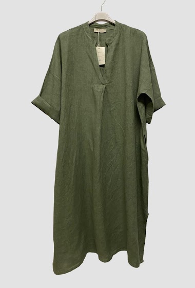 Wholesaler 123LINO - Linen midi dress