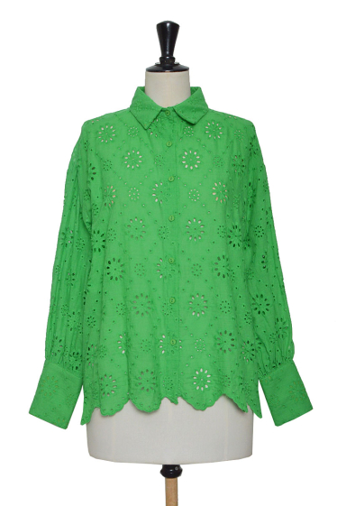 Wholesaler 17 AUGUST - Embroidered cotton shirt