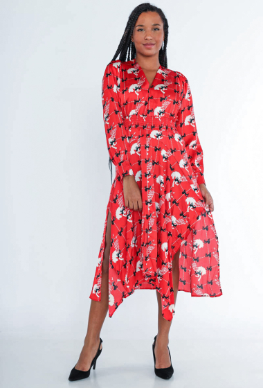 Wholesaler 17 AUGUST - Printed Asymmetric Dress