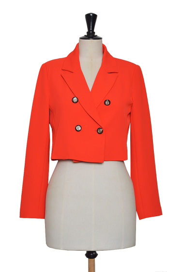 Wholesaler 17 AUGUST - Short blazer jacket with sailor buttons
