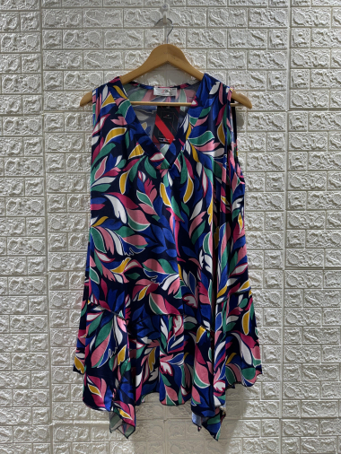 Wholesaler 2W Paris - Printed sleeveless blouse