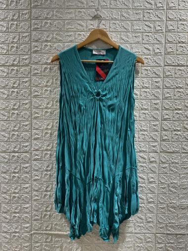 Wholesaler 2W Paris - Pleated sleeveless blouse