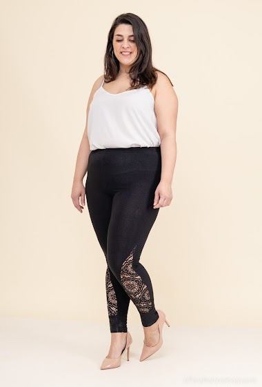 Legging with lace details