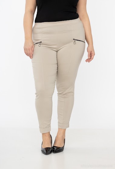 Wholesaler 2W Paris - Zipped stretch pants