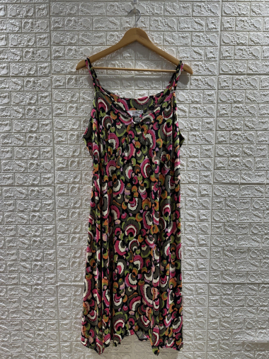 Wholesaler 2W Paris - Printed thin-strap dress