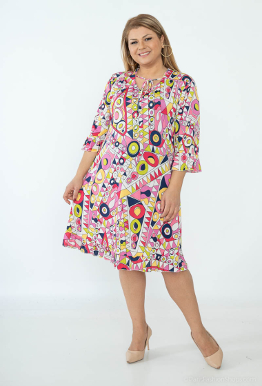 Wholesaler 2W Paris - Bow print dress