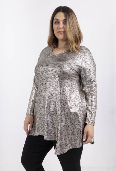 Wholesaler 2W Paris - Sequined tunic with crossed back