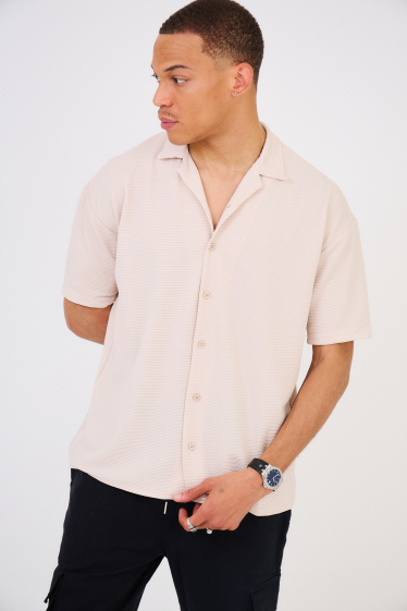 Wholesaler Aarhon - Textured material shirt