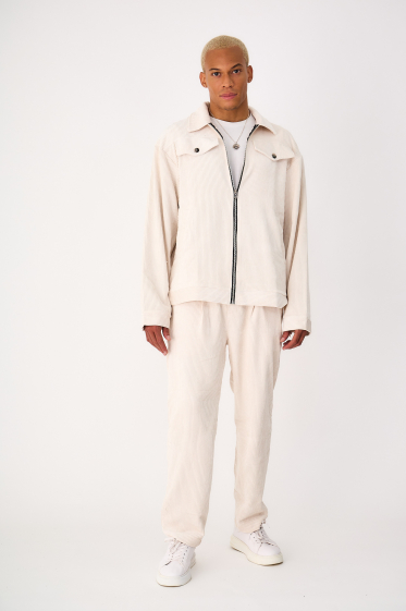 Wholesaler Aarhon - Corduroy Jacket Pants Set