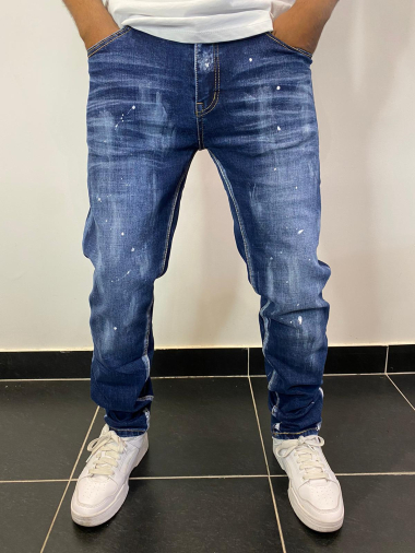 Wholesaler Aarhon - Slim Fit Jeans Painting