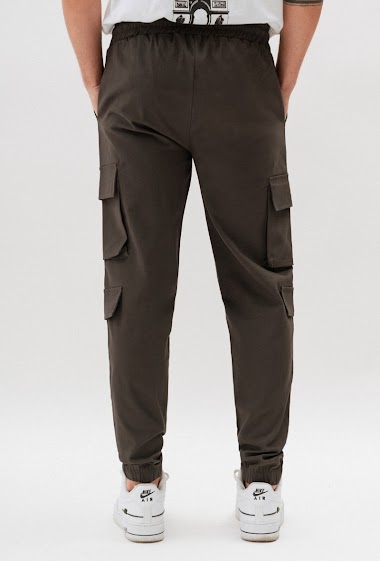 Aarhon Pantalon cargo - beige 