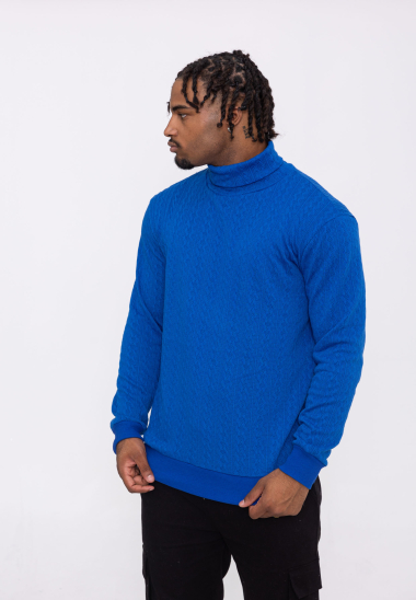 Wholesaler Aarhon - Crochet knit turtleneck sweater