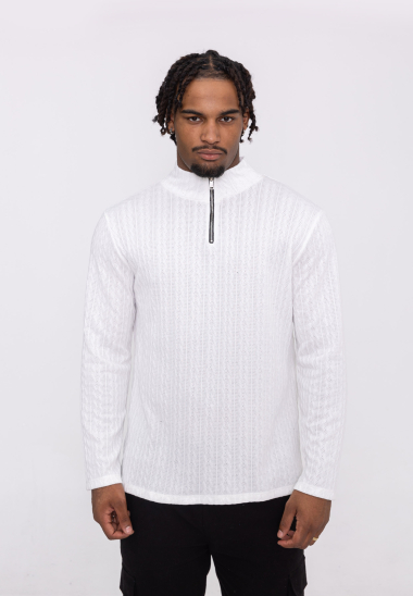 Wholesaler Aarhon - Trucker Collar Sweater