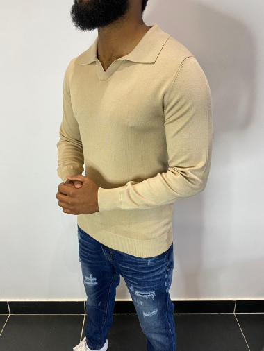 Wholesaler Aarhon - Polo Collar Sweater
