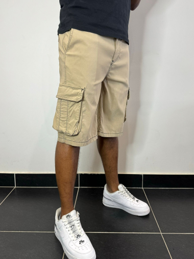Wholesaler Aarhon - Ripped Denim Shorts