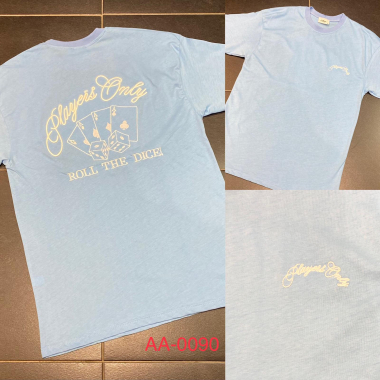 Grossiste Aarhon - T-Shirt Brodé DICE