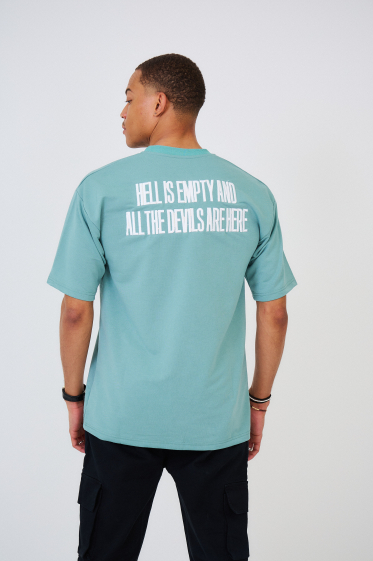 Großhändler Aarhon - HELL & DEVIL besticktes T-Shirt