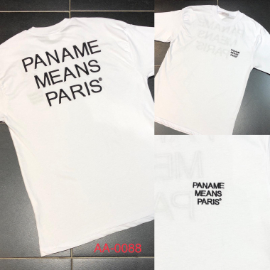Mayorista Aarhon - Camiseta Bordada PANAME = PARIS