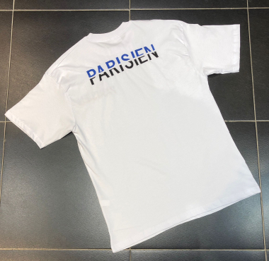 Grossiste Aarhon - T-Shirt Broderie PARISIEN