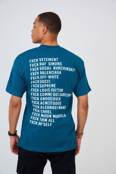 Großhändler Aarhon - Übergroßes FXCK-T-Shirt