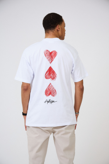 Großhändler Aarhon - T-Shirt mit HERZ-Print