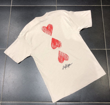Grossiste Aarhon - T-Shirt Imprimé COEUR