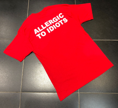 Großhändler Aarhon - Übergroßes bedrucktes T-Shirt