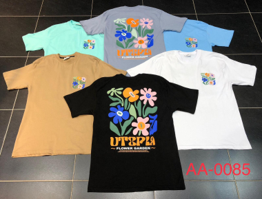 Großhändler Aarhon - UTOPIA bedrucktes T-Shirt