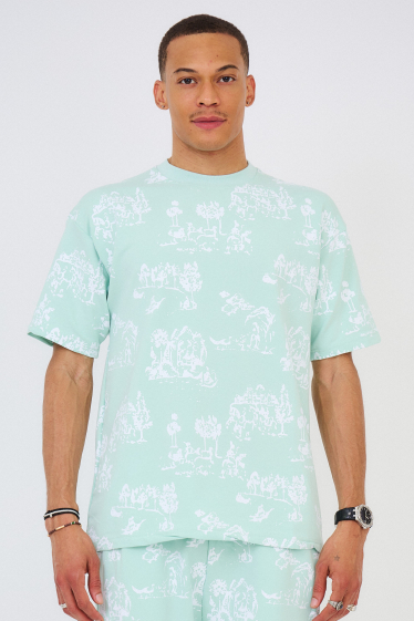 Großhändler Aarhon - T-Shirt mit SHINE-Aufdruck