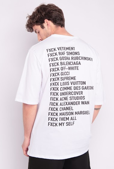 Grossiste Aarhon - T-shirt Oversize