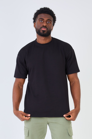 Großhändler Aarhon - Bedrucktes T-Shirt aus 100 % Baumwolle