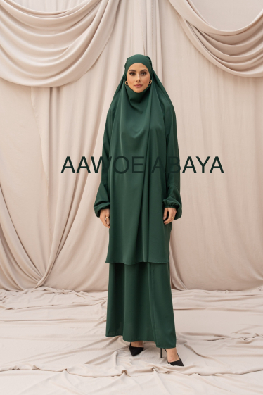 Großhändler Aawoe Paris® - Jilbab aus Medina-Seide