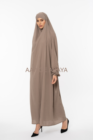 Jilbab elastic dress