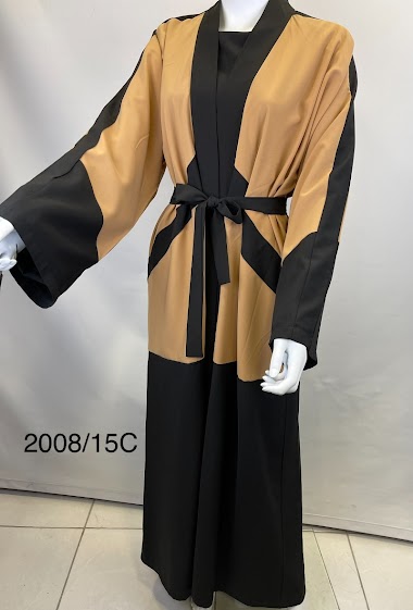 Bi-color kimono