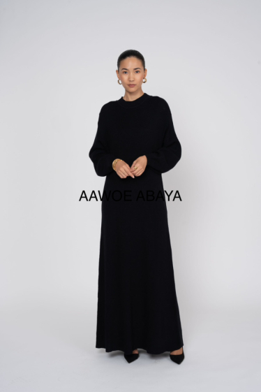 Wholesaler Aawoe Paris® - ABAYA WINTER DRESS