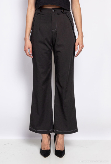Grossiste ABELLA - Pantalon avec couture contrastante