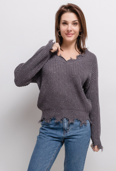 Wholesaler ABELLA - Flecked sweater