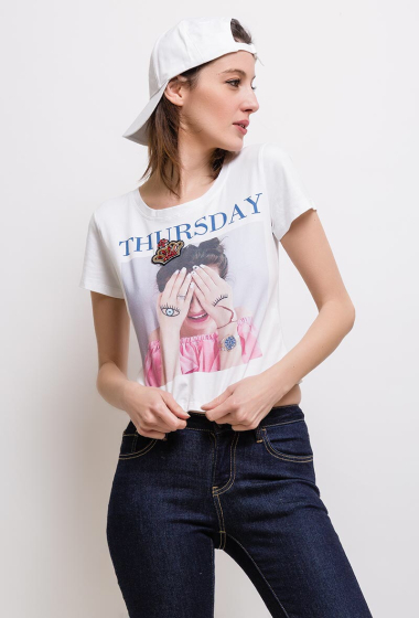 Grossiste ABELLA - T-shirt imprimé Thursday